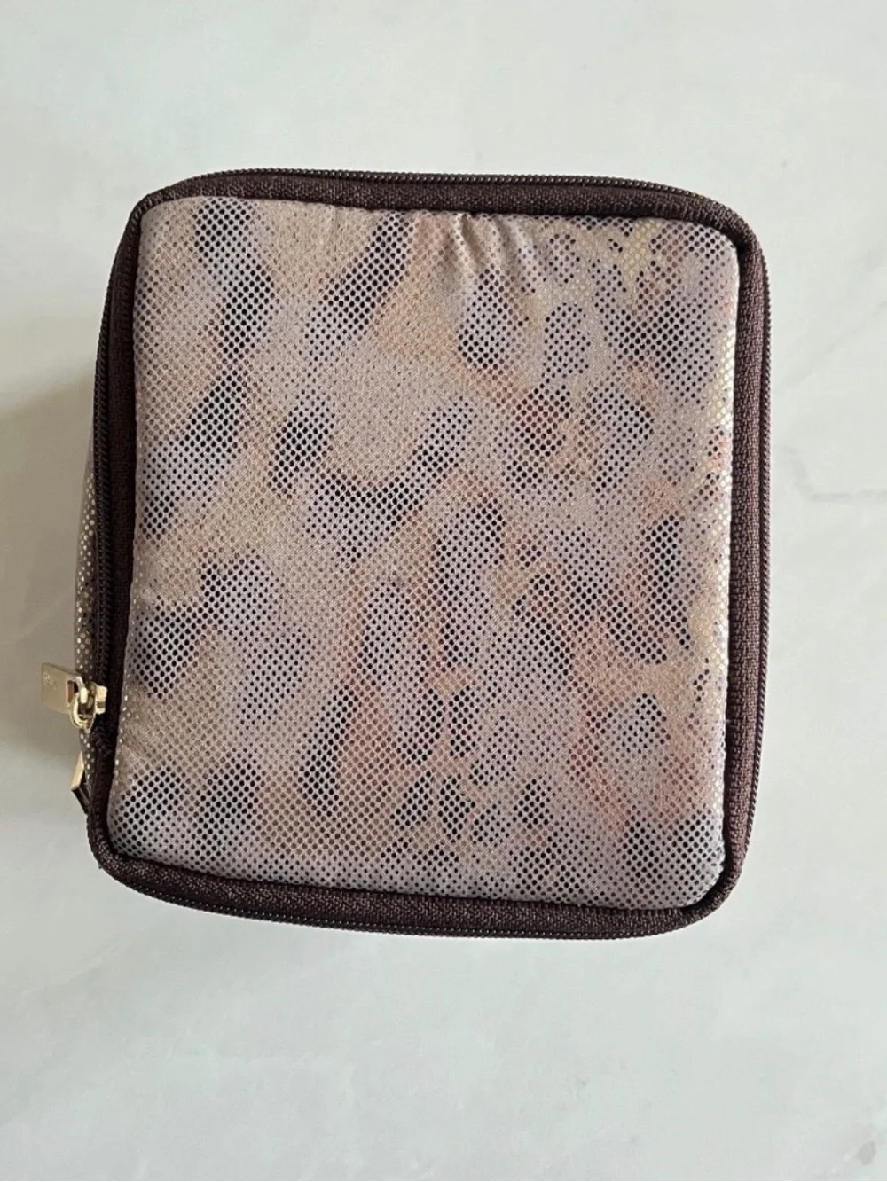 PurseN The Tiara Weekender Small Jewelry Case in Glimmer Leopard